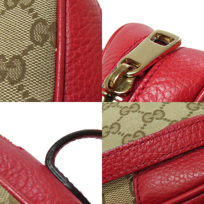 GUCCI 449413 GG outlet 2WAY Shoulder Bag Canvas LeatherLadies [Used]