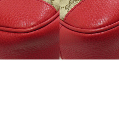 GUCCI 449413 GG outlet 2WAY Shoulder Bag Canvas LeatherLadies [Used]