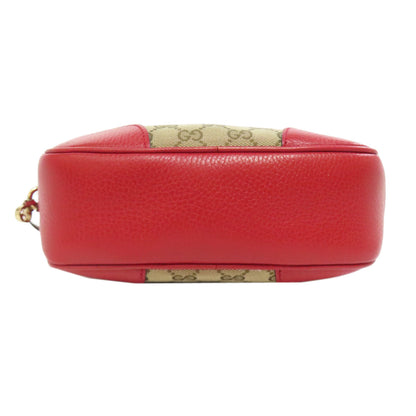 GUCCI 449413 GG outlet 2WAY Shoulder Bag Canvas LeatherLadies [Used]