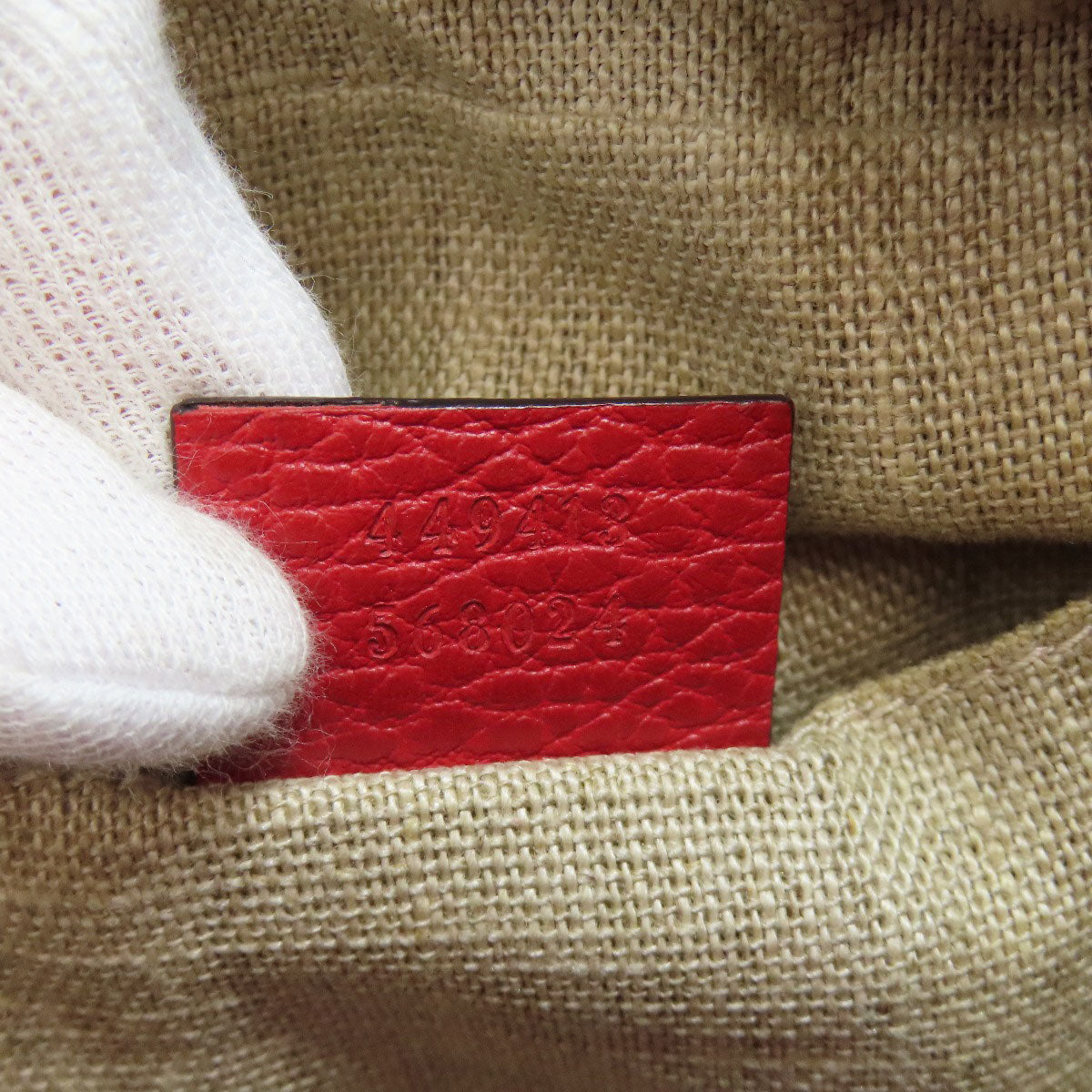 GUCCI 449413 GG outlet 2WAY Shoulder Bag Canvas LeatherLadies [Used]