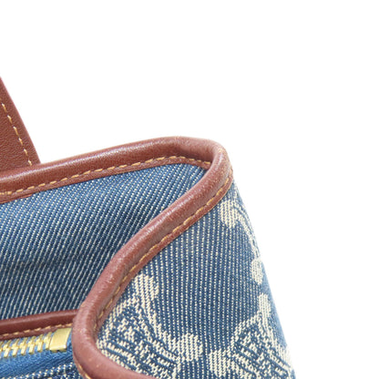 CELINE Macadam pattern Handbag Denim Ladies [Used]
