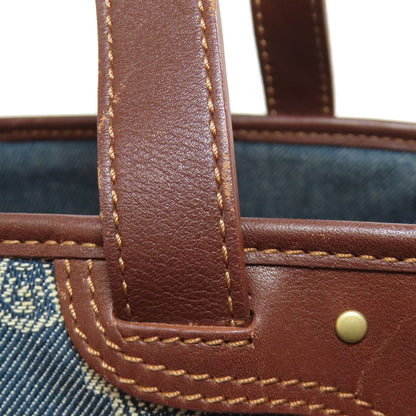 CELINE Macadam pattern Handbag Denim Ladies [Used]