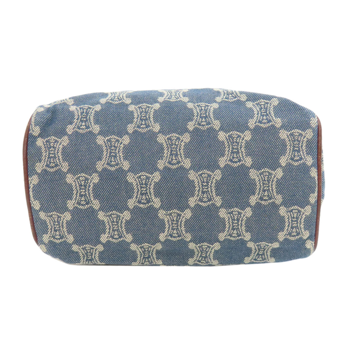 CELINE Macadam pattern Handbag Denim Ladies [Used]