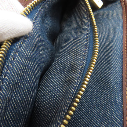 CELINE Macadam pattern Handbag Denim Ladies [Used]