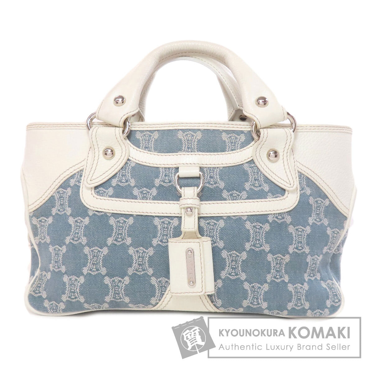 CELINE Boogie bag Handbag Canvas LeatherLadies [Used]