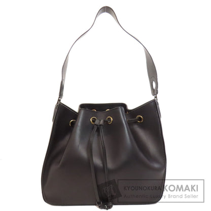 Salvatore Ferragamo One belt drawstring bag Shoulder Bag Leather Ladies [Used]