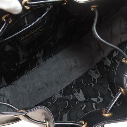 Salvatore Ferragamo One belt drawstring bag Shoulder Bag Leather Ladies [Used]