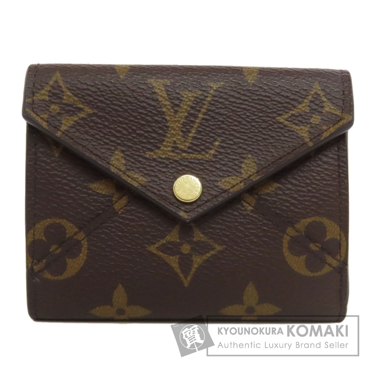 LOUIS VUITTON M81665 Portefeiulle Celeste Bifold Wallet with Coin Pocket Monogram canvas Ladies [Used]