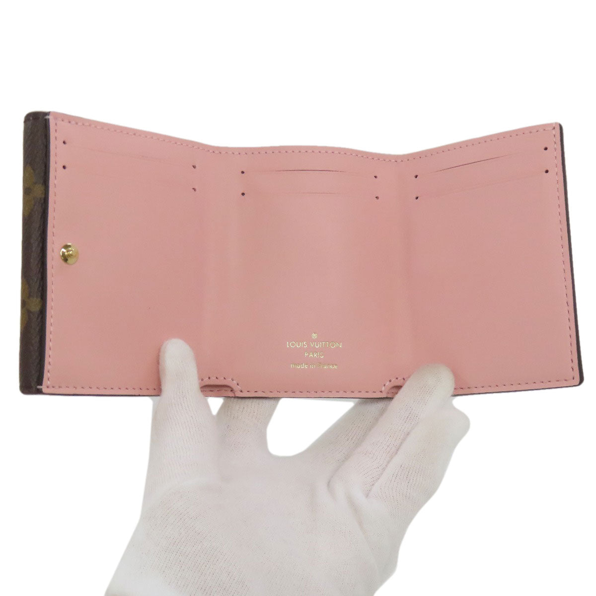 LOUIS VUITTON M81665 Portefeiulle Celeste Bifold Wallet with Coin Pocket Monogram canvas Ladies [Used]