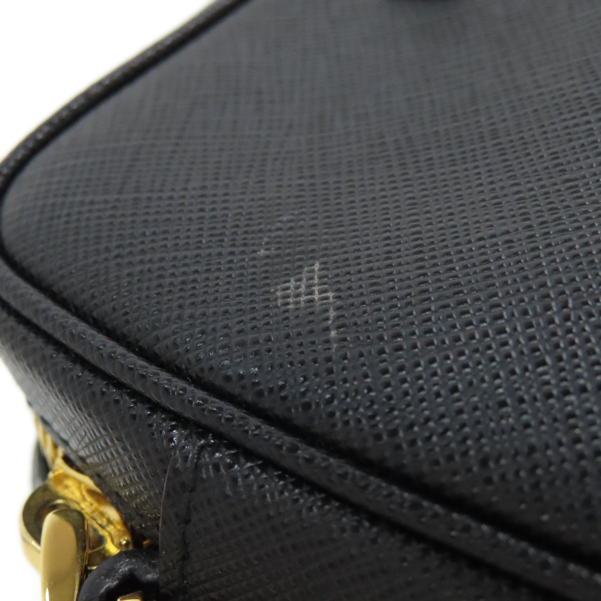 PRADA 1BH036 logo Shoulder Bag Safiano Ladies [Used]