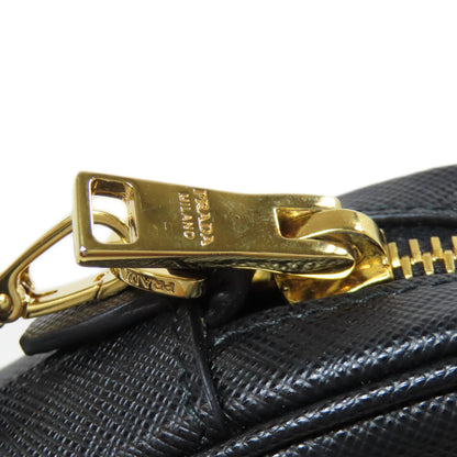 PRADA 1BH036 logo Shoulder Bag Safiano Ladies [Used]