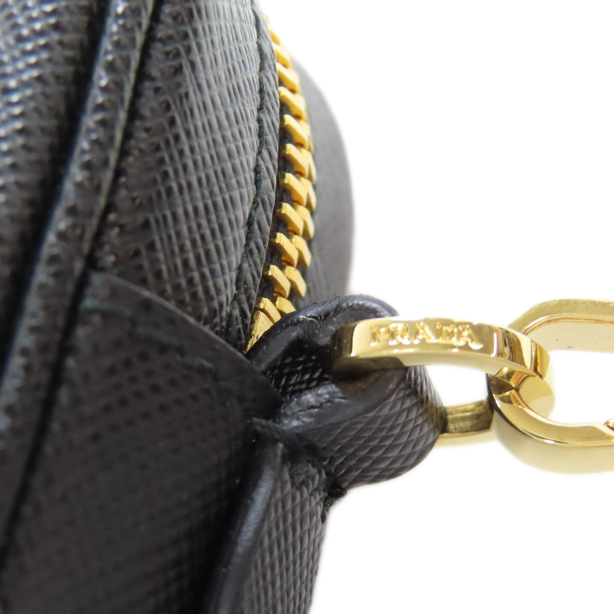 PRADA 1BH036 logo Shoulder Bag Safiano Ladies [Used]