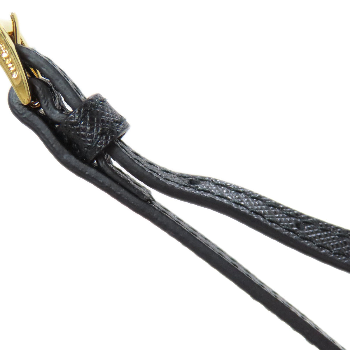 PRADA 1BH036 logo Shoulder Bag Safiano Ladies [Used]