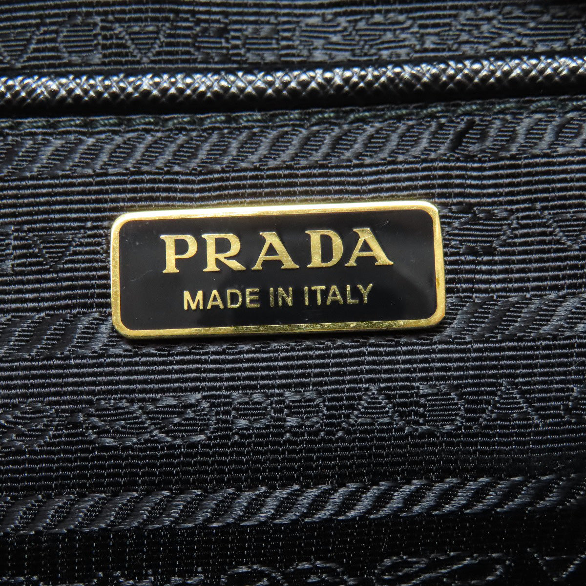 PRADA 1BH036 logo Shoulder Bag Safiano Ladies [Used]