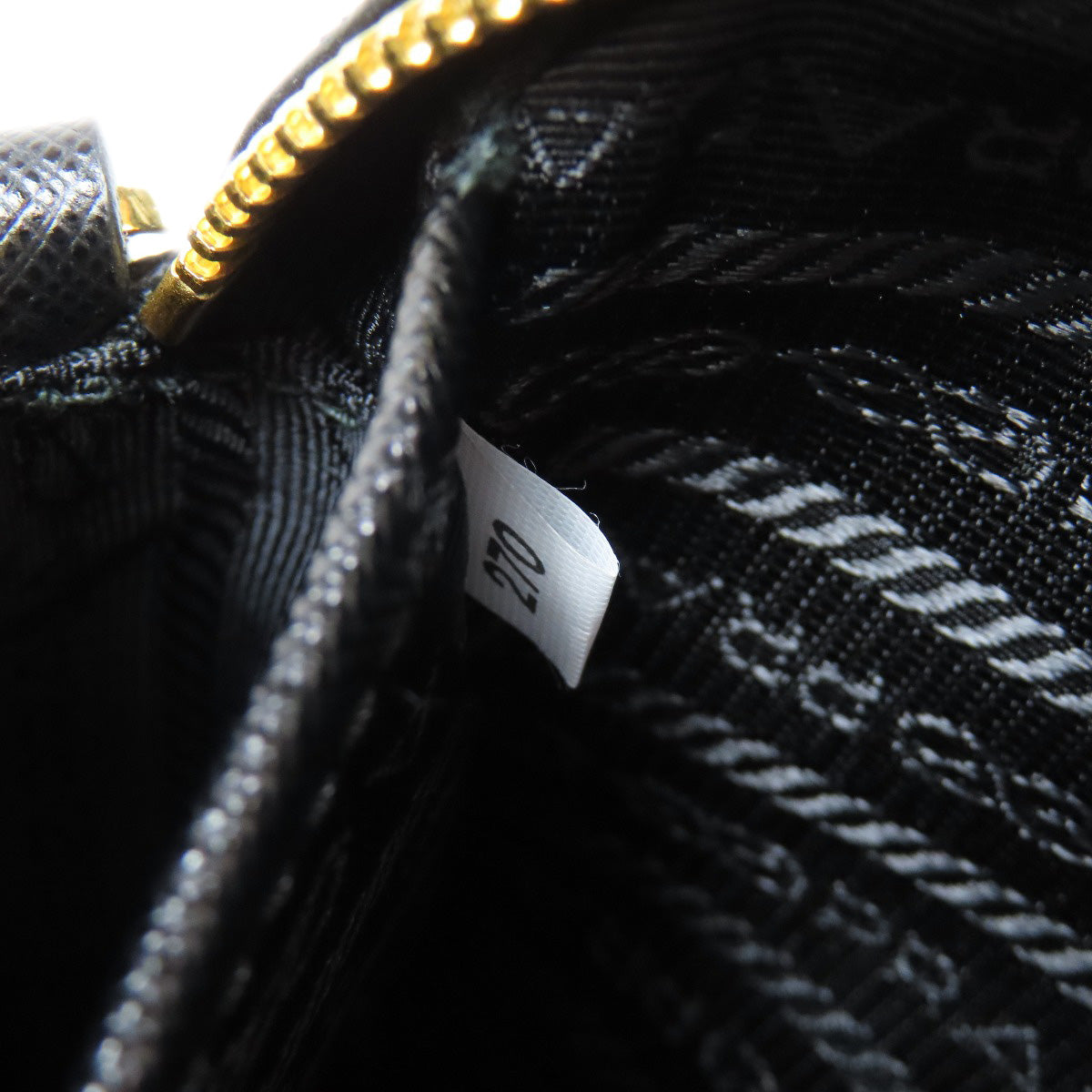 PRADA 1BH036 logo Shoulder Bag Safiano Ladies [Used]