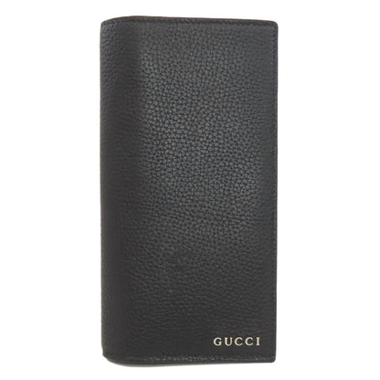 GUCCI 795296 logo Long wallet (with coin pocket) Leather mens [Used]