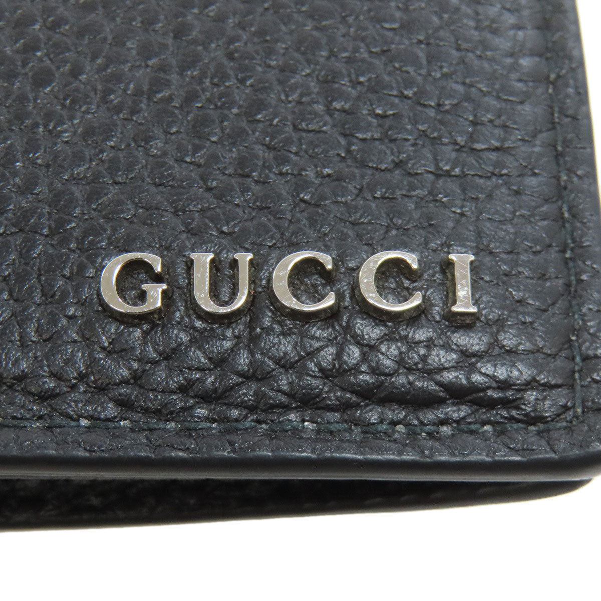 GUCCI 795296 logo Long wallet (with coin pocket) Leather mens [Used]