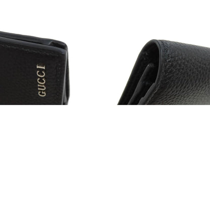 GUCCI 795296 logo Long wallet (with coin pocket) Leather mens [Used]