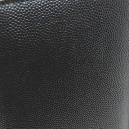 SAINT LAURENT Simple design Long wallet (with coin pocket) Leather mens [Used]