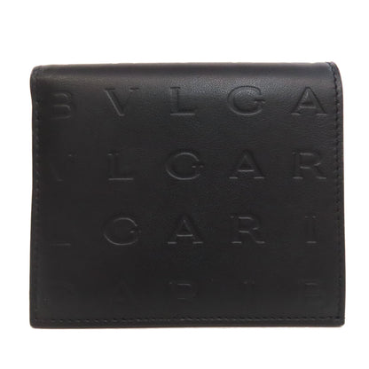 BVLGARI Infiniteum Compact Wallet Bifold Wallet with Coin Pocket Calf Ladies [Used]