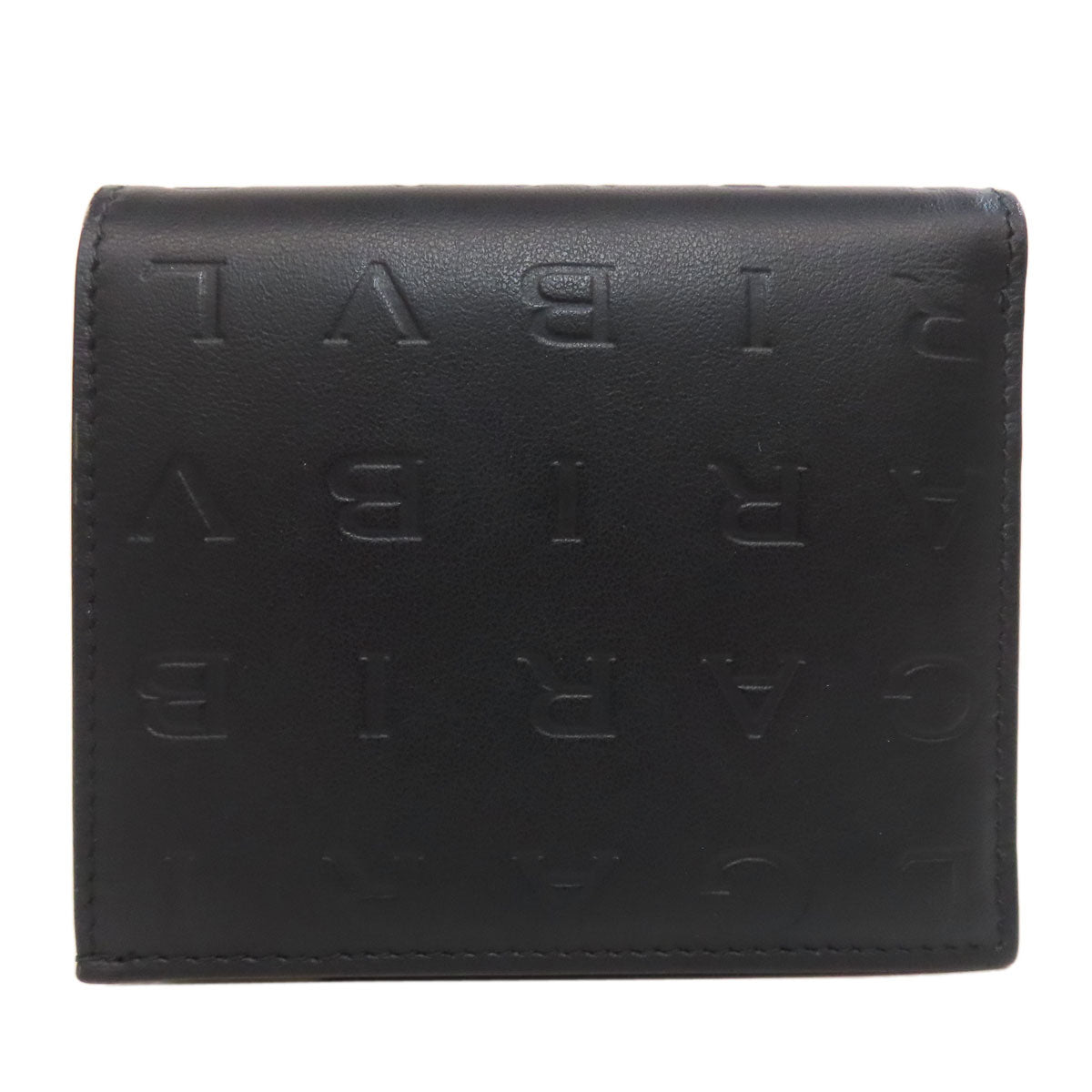 BVLGARI Infiniteum Compact Wallet Bifold Wallet with Coin Pocket Calf Ladies [Used]