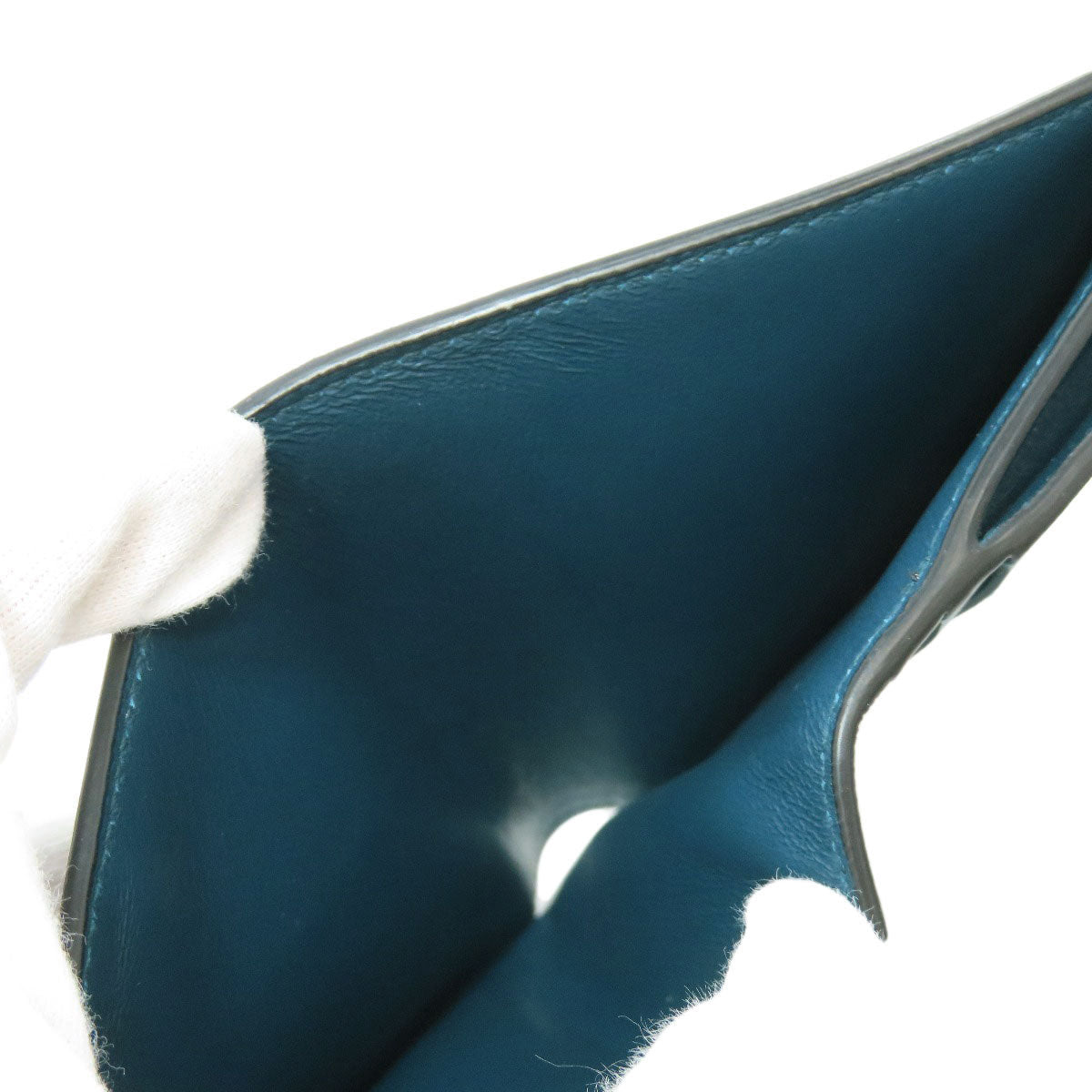 BVLGARI Infiniteum Compact Wallet Bifold Wallet with Coin Pocket Calf Ladies [Used]