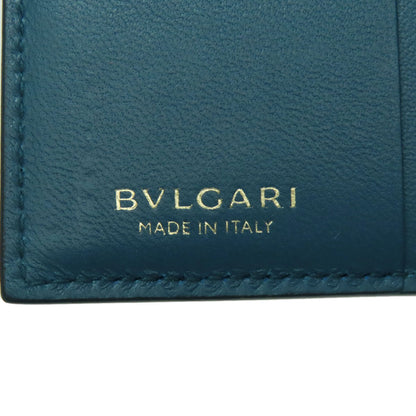 BVLGARI Infiniteum Compact Wallet Bifold Wallet with Coin Pocket Calf Ladies [Used]