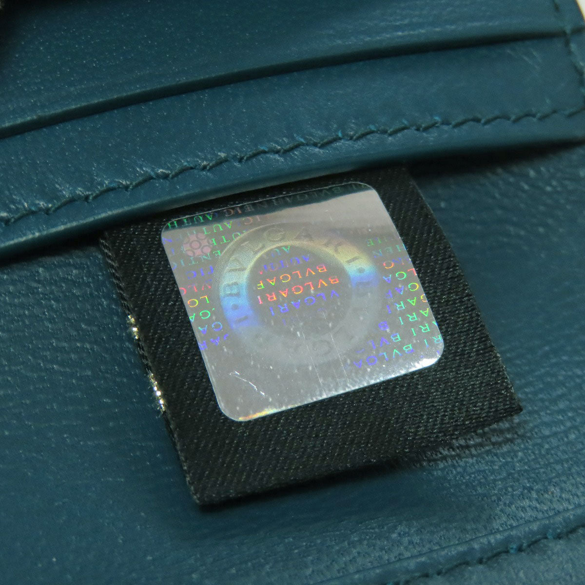 BVLGARI Infiniteum Compact Wallet Bifold Wallet with Coin Pocket Calf Ladies [Used]