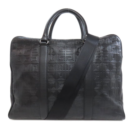 GIVENCHY 4G logo 2WAY Business bag Leather mens [Used]