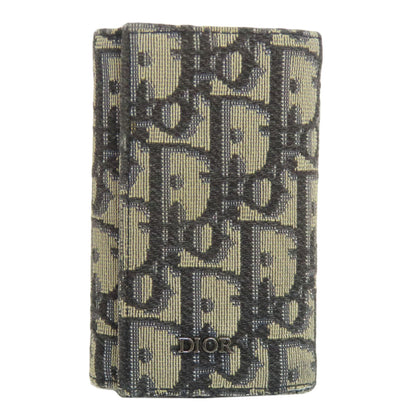 CHRISTIAN DIOR Trotter pattern key holder Canvas Ladies [Used]