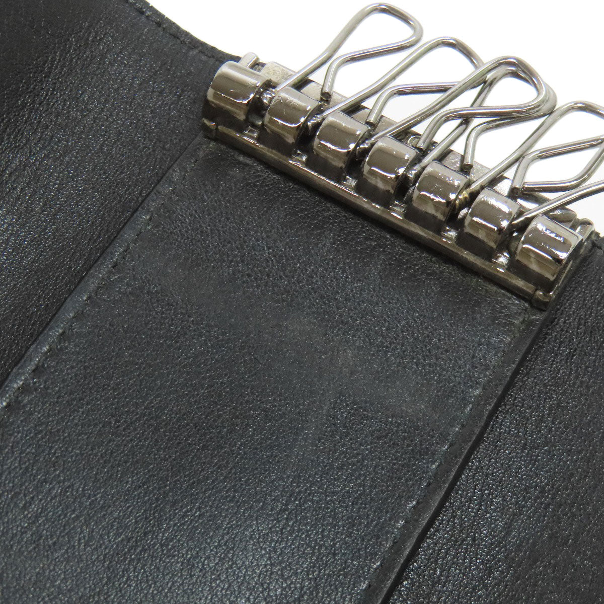 CHRISTIAN DIOR Trotter pattern key holder Canvas Ladies [Used]