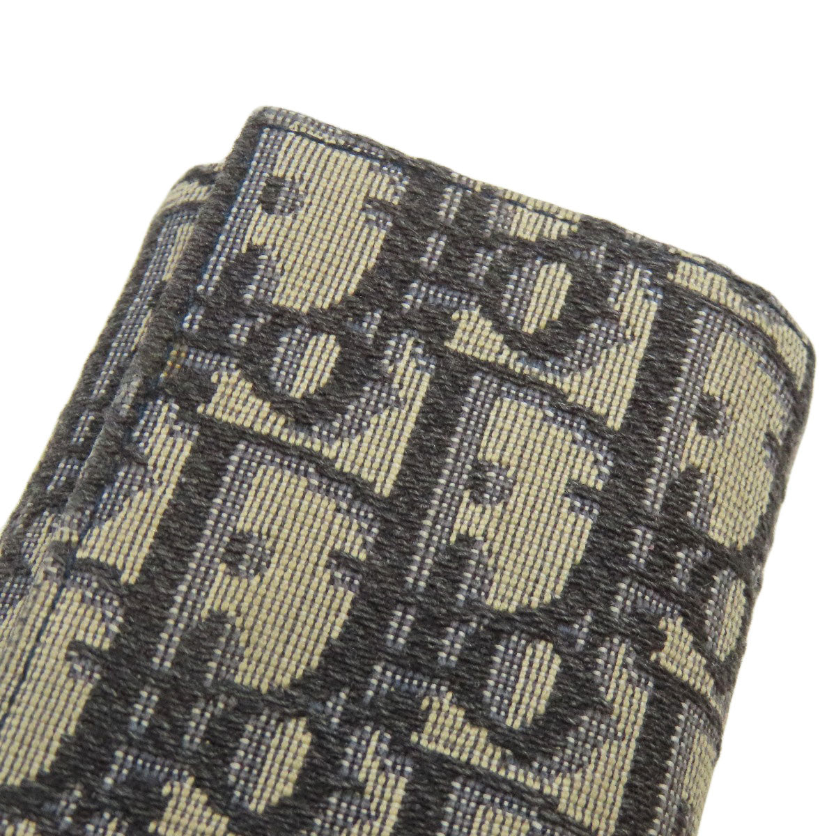 CHRISTIAN DIOR Trotter pattern key holder Canvas Ladies [Used]