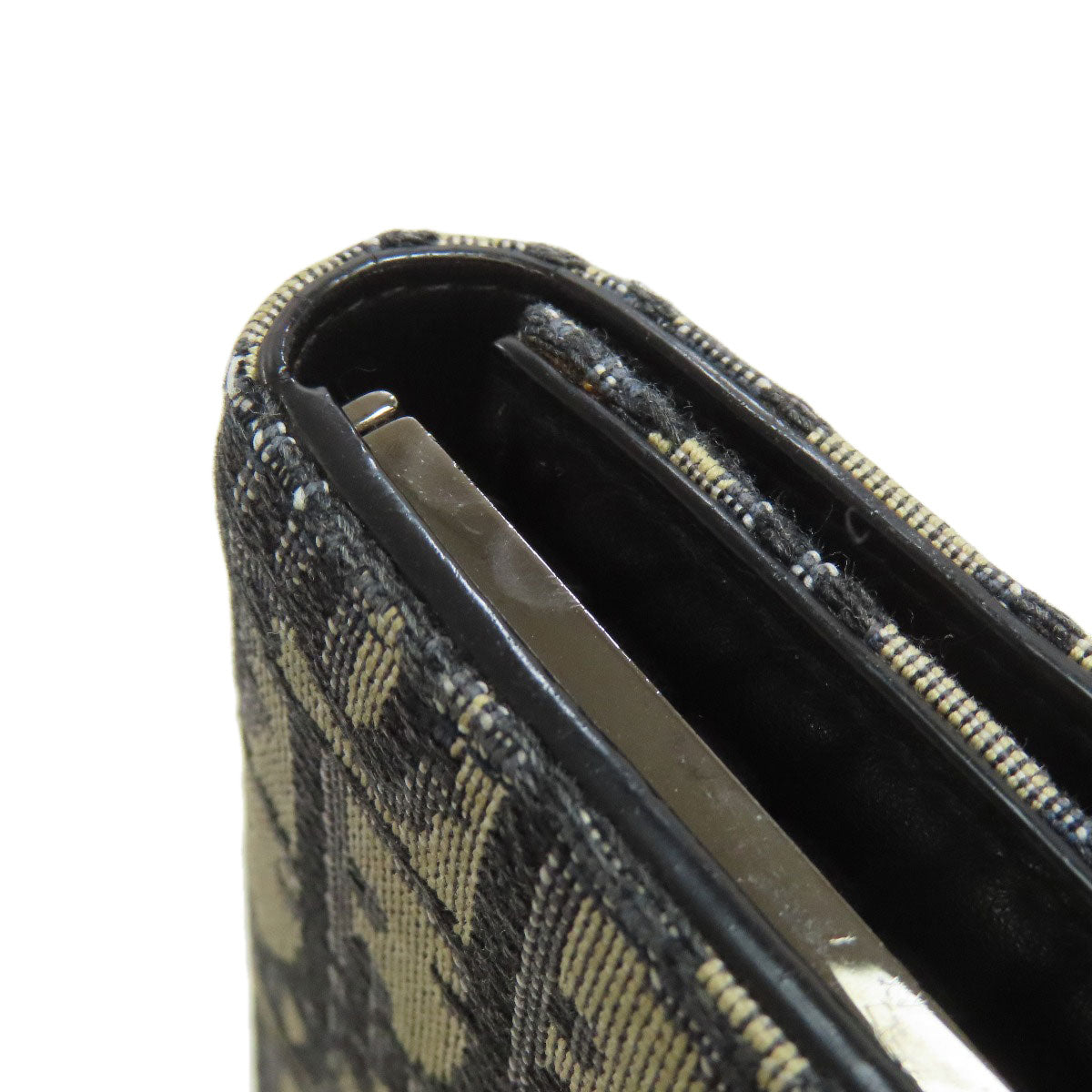 CHRISTIAN DIOR Trotter pattern key holder Canvas Ladies [Used]