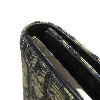 CHRISTIAN DIOR Trotter pattern key holder Canvas Ladies [Used]