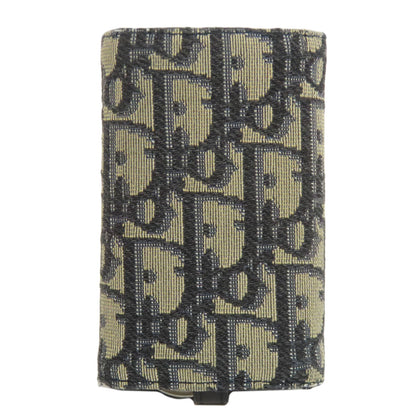 CHRISTIAN DIOR Trotter pattern key holder Canvas Ladies [Used]
