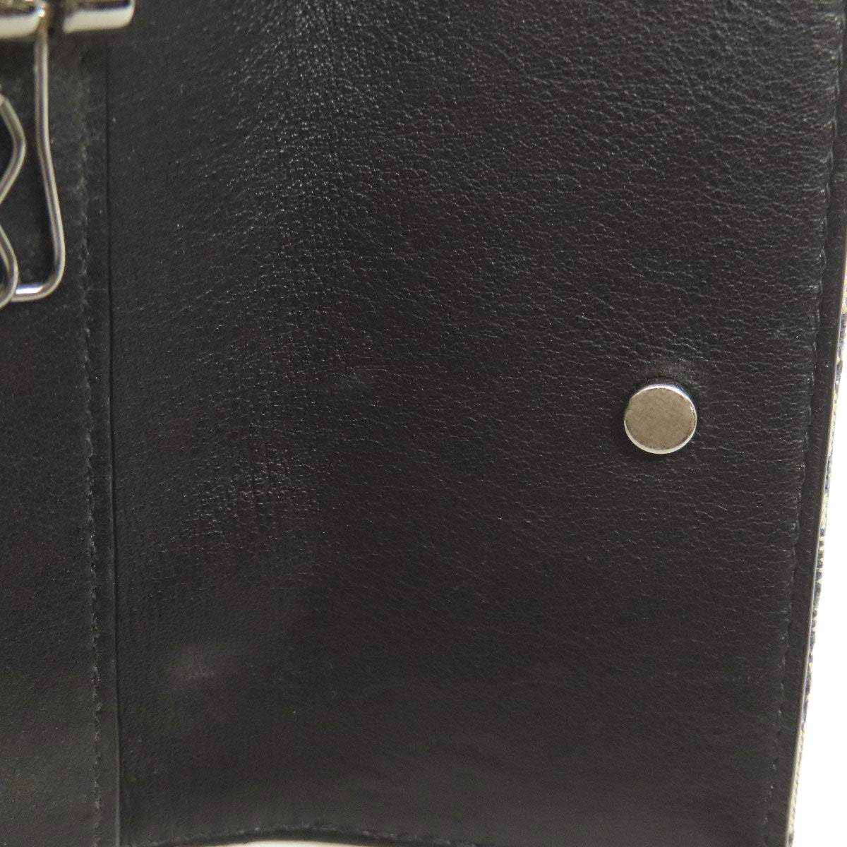 CHRISTIAN DIOR Trotter pattern key holder Canvas Ladies [Used]