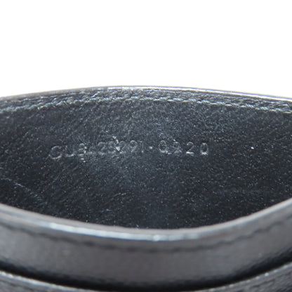 SAINT LAURENT V stitch logo Card Case Calf Ladies [Used]