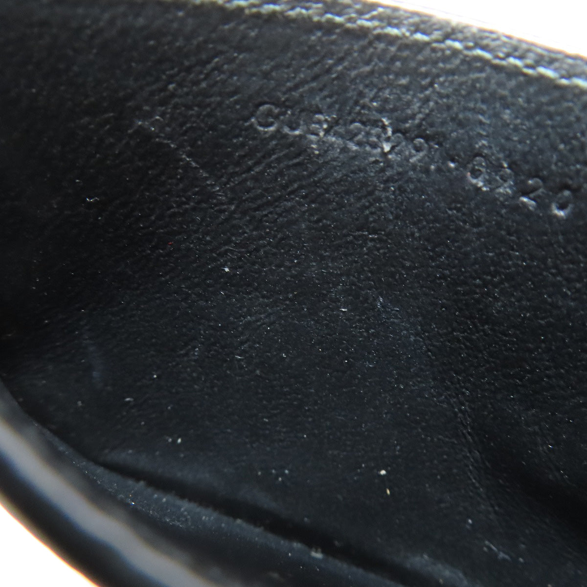 SAINT LAURENT V stitch logo Card Case Calf Ladies [Used]