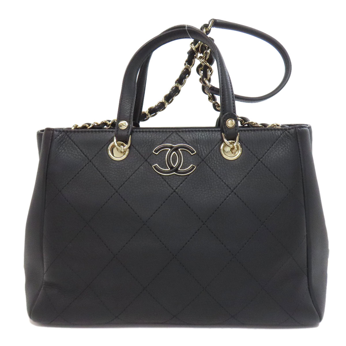 CHANEL COCO Mark Matelasse GoldHardware Handbag Calf Ladies [Used]