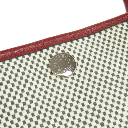 HERMES Garden Party TPM SilverHardware Tote Bag Canvas Ladies [Used]