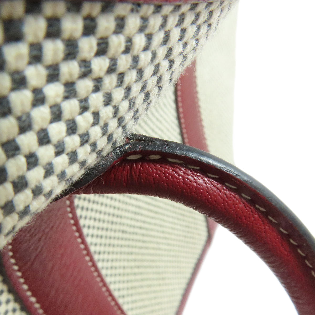 HERMES Garden Party TPM SilverHardware Tote Bag Canvas Ladies [Used]