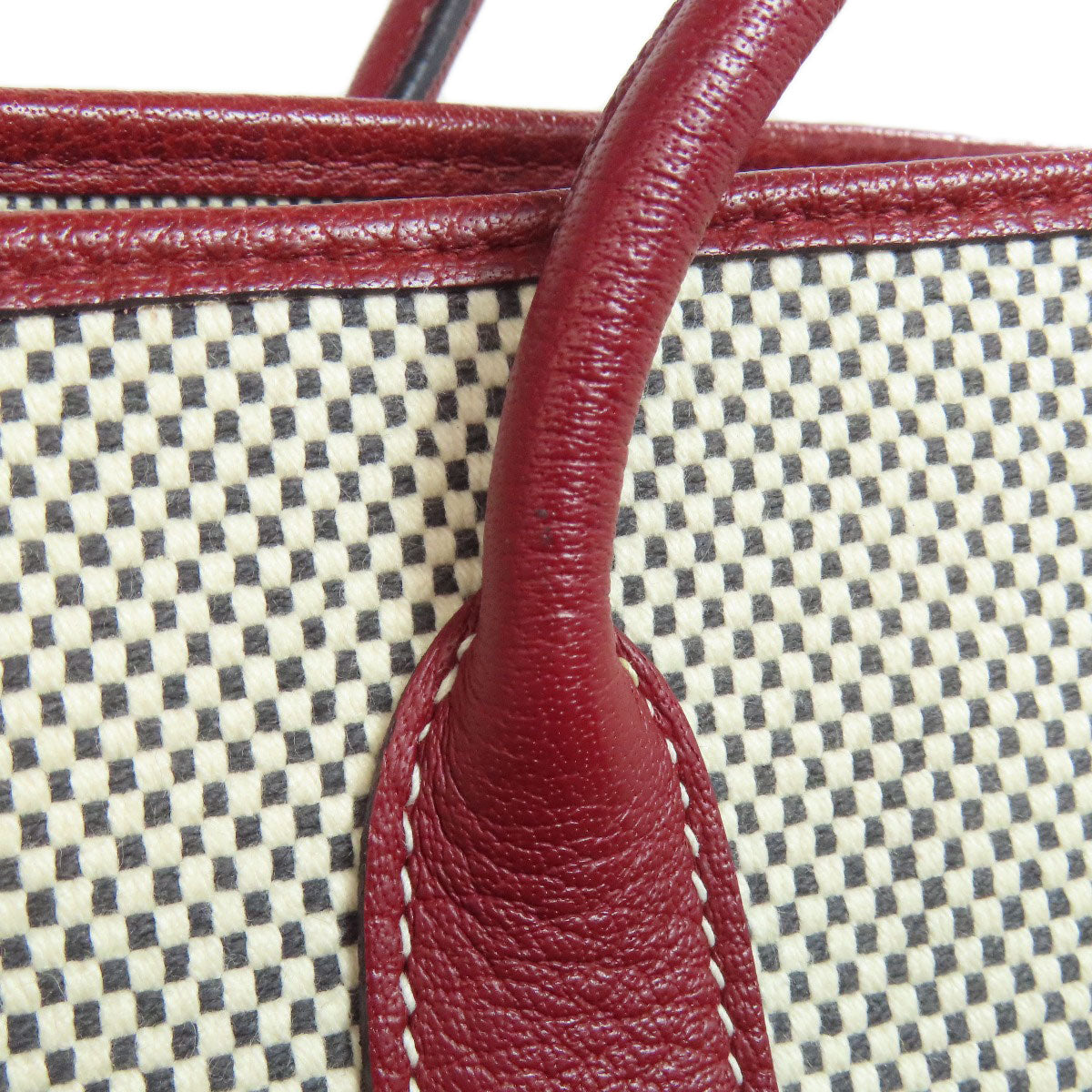 HERMES Garden Party TPM SilverHardware Tote Bag Canvas Ladies [Used]