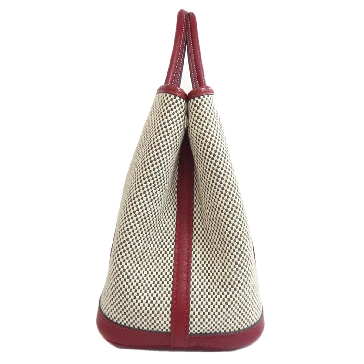 HERMES Garden Party TPM SilverHardware Tote Bag Canvas Ladies [Used]