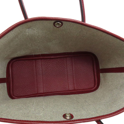 HERMES Garden Party TPM SilverHardware Tote Bag Canvas Ladies [Used]