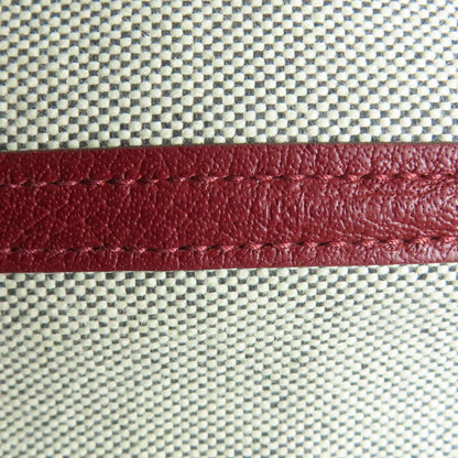 HERMES Garden Party TPM SilverHardware Tote Bag Canvas Ladies [Used]