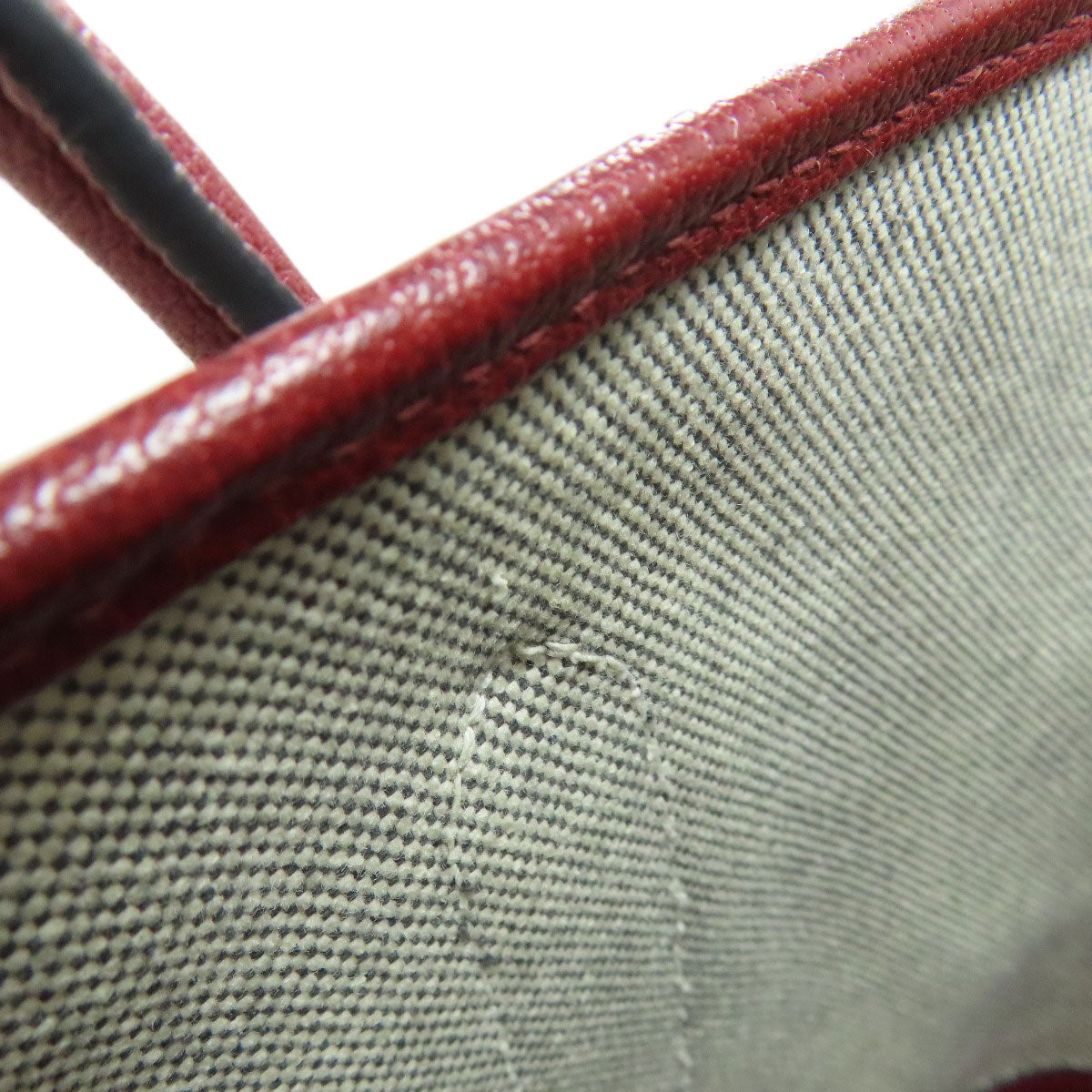 HERMES Garden Party TPM SilverHardware Tote Bag Canvas Ladies [Used]