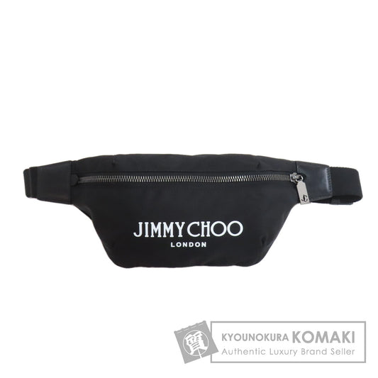 Jimmy Choo logo Hip bag, waist bag Nylon Ladies [Used]