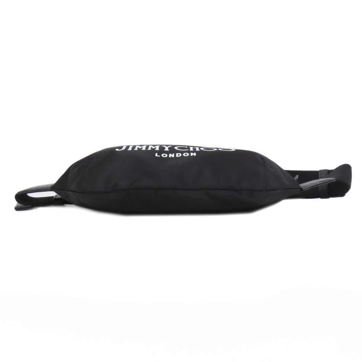 Jimmy Choo logo Hip bag, waist bag Nylon Ladies [Used]