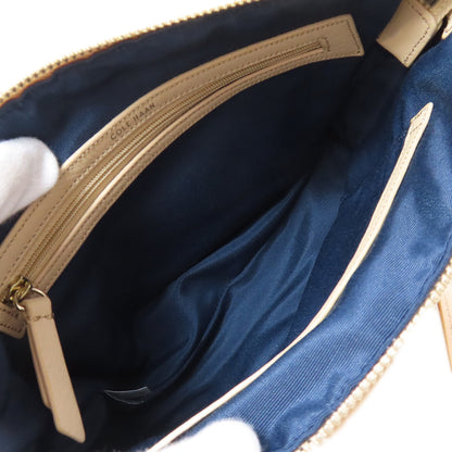 Cole Haan logo Shoulder Bag Leather Ladies [Used]