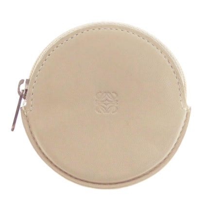 LOEWE Anagram Round Shape coin purse Calf Ladies [Used]